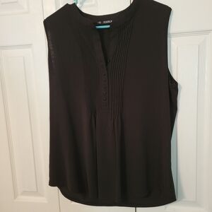 Black Sleeveless Blouse